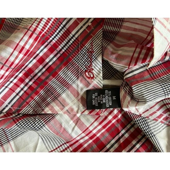 Anchor Blue button front long sleeve shirt size medium - Picture 6 of 6